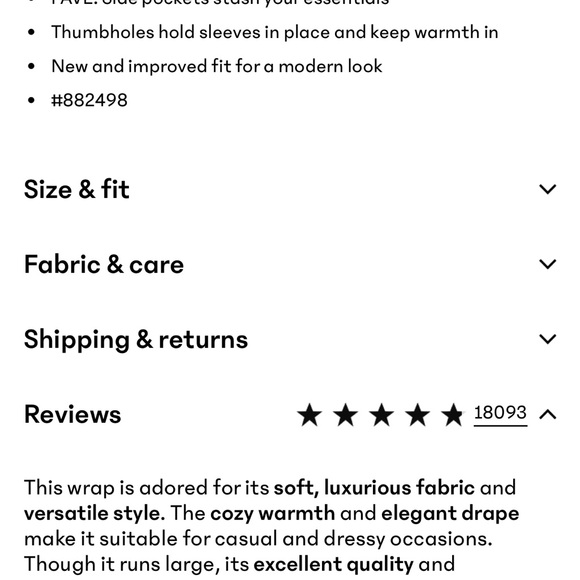 Athleta Pranayama Restore Rib Wrap
Color Bone Rib - Picture 6 of 6